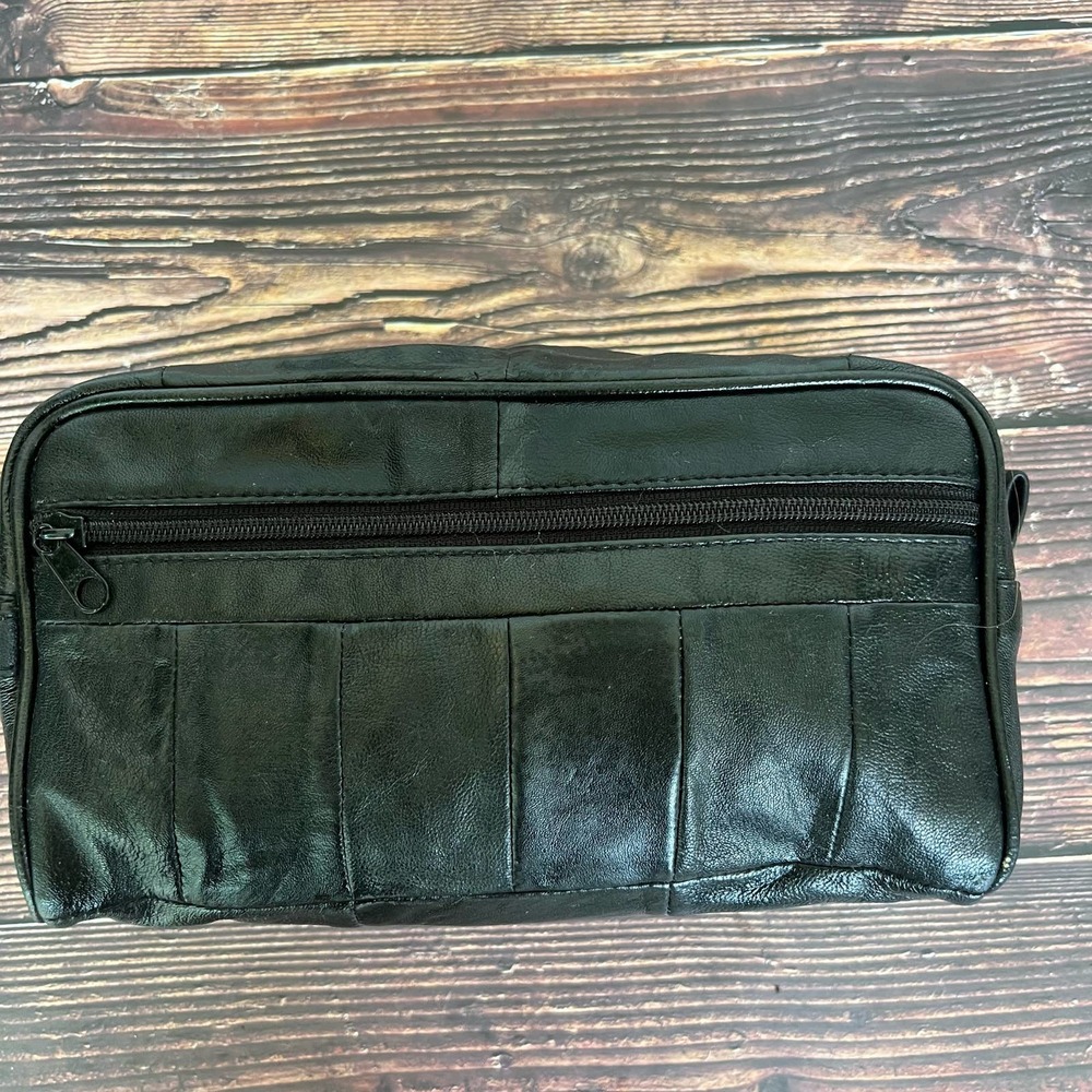 Vintage Buxton Genuine Lambskin Toiletry Bag